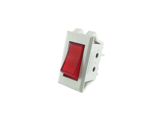 Rocker Switch 3-Pin SPDT with Neon Indicator